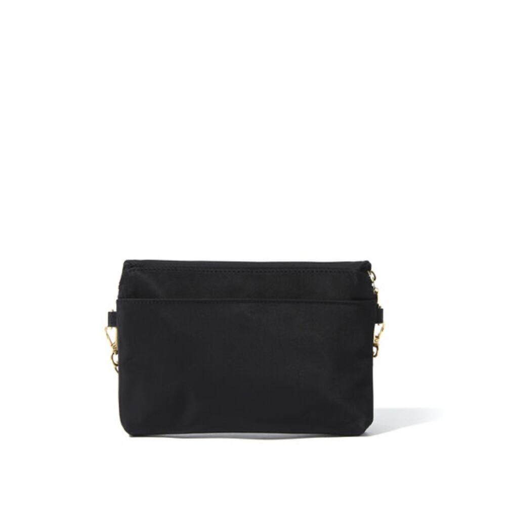 Baggalini Black Flap Crossbody with Gold Chain NWOT - Picture 6 of 11